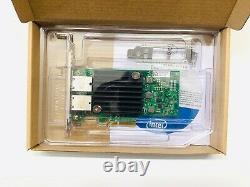 Intel X550T2BLK Network Ethernet Converged Adapter X550-T2 Bulk Pack Retail US