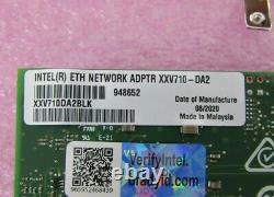 Intel XXV710-DA2 Dual Port 25Gbe SFP28 PCI-E Network Adapter Card xxv710da2blk