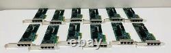 LOT OF 12 DELL HM9JY INTEL PRO/1000 4-PORT 1GB PCIe NETWORK SERVER ADAPTERS