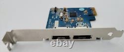 LOT OF 21 PCI e to 2 Ports SATA IDE eSATA Adapter SATA 2.0 to PCIe PCI-e CC
