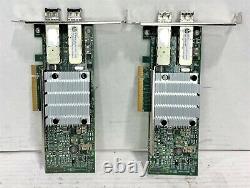 LOT OF 2 HP 530SFP+ HSTNS-BN88 656244-001/652501-001 10GB 2-Port Adapter Card