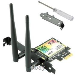 LOT OF 50 Ubit PCI-E WiFi 6 AX200 Wireless Network Card Adapter, 3k Mbps, BT 5.1