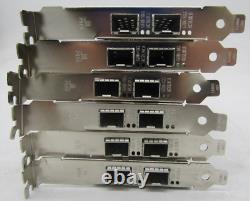 LOT OF 7 DELL Intel 10Gb SFP+ Dual Port PCI-e Network Adapter Card 0VFVGR