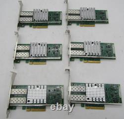 LOT OF 7 DELL Intel 10Gb SFP+ Dual Port PCI-e Network Adapter Card 0VFVGR