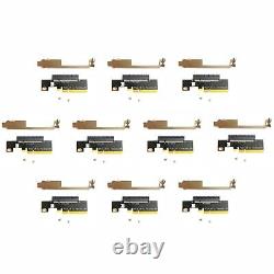 LOT of 5/10 PCIE X8 to FlexibleLOM Quad Port 331FLR 366FLR 544FLR 561FLR 533FLR