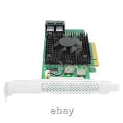 LRNV9347L-2I PCI Express 3.0 x8 to 2 x U. 2 (SFF-8643) NVMe Switch Adapter