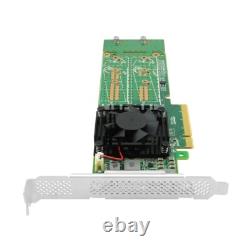 LRNV9547LP-4I PCI Express x 8 to Quad M. 2 NVMe SSD Switch Adapter