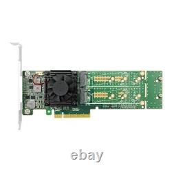 LRNV9547LP-4I PCI Express x 8 to Quad M. 2 NVMe SSD Switch Adapter