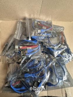 Lot 21 Lot of 21 PCI-E 1x to 16x Powered USB3.0 GPU Riser Extender Adapter Card