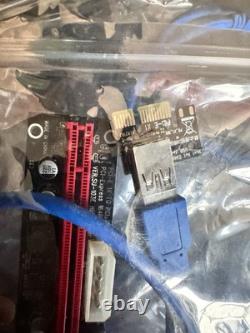 Lot 21 Lot of 21 PCI-E 1x to 16x Powered USB3.0 GPU Riser Extender Adapter Card