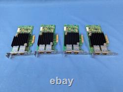 Lot 4Dell X550-T2 Dual-Port 10GbE PCIe Network Adapter 0HWWN0 Tested Low Profile
