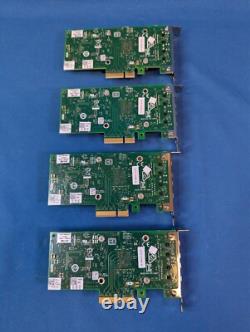 Lot 4Dell X550-T2 Dual-Port 10GbE PCIe Network Adapter 0HWWN0 Tested Low Profile