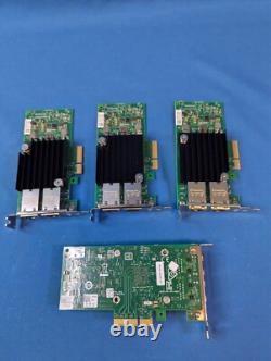 Lot 4Dell X550-T2 Dual-Port 10GbE PCIe Network Adapter 0HWWN0 Tested Low Profile