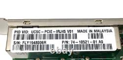 Lot Of 4 Cisco Ucsc-pcie-irj45 74-10521-01 Intel I350 Quad Port Network Adapter