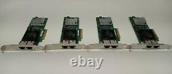 Lot Of 4 Dell Jm42w Intel X520-t2 Dual-port 10gb G21371-004 Adapter Cards