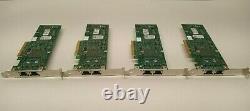 Lot Of 4 Dell Jm42w Intel X520-t2 Dual-port 10gb G21371-004 Adapter Cards