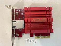 Lot of 2 ASUS XG-C100C 10G Network Adapter Pci-E Cards with Single RJ-45 Port