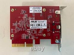 Lot of 2 ASUS XG-C100C 10G Network Adapter Pci-E Cards with Single RJ-45 Port