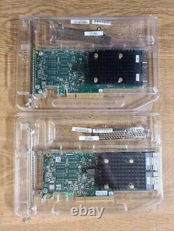 Lot of 2x Broadcom 9500-16i HBA PCI Express 4.0 Storage Adapters For Parts #21