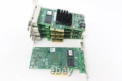 Lot of 5 Intel I350-T4 Dell PCIe Quad Port Network Adapters