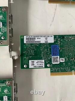 Lot of 8 Intel X520-SR2 10GB 2-Port Ethernet Server Adapter Genuine High profile