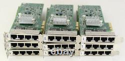 Lot of 9 NEC N8104-133 EXP182A Quad Port 1000Base-T Ethernet Adapter Card