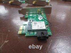 Lot of 9 ba7e78 PCIe X1 Wi-Fi Adapter with 8260NGW Mini PCIe Card