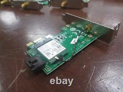 Lot of 9 ba7e78 PCIe X1 Wi-Fi Adapter with 8260NGW Mini PCIe Card