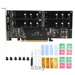 M. 2 NGFF M-Key To Desktop PCIe X16 NVMe SSD Adapter Card 2242 2280 +Screwdriver