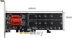 M. 2 Nvme Pcie Adapter, M. 2 Nvme NGFF SSD to Pci-E 3.1 Gen3 X8 X16 Card NEW