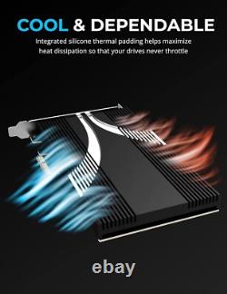 M-Key NVMe SSD to PCIe 3.0 x4 Adapter Card Seamless Installation Included