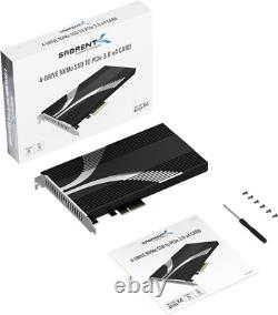 M-Key NVMe SSD to PCIe 3.0 x4 Adapter Card Seamless Installation Included