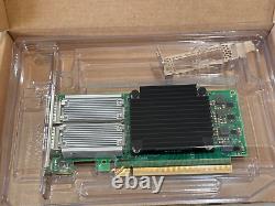 Mellanox MCX556A-EDAT ConnectX-5 Ex VPI 100Gbe Adapter Card Both Brackets