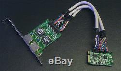 Mini PCI Express PCIe Gigabit Ethernet x2 Network Adapter NIC Card