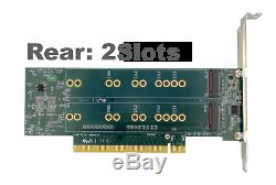 NEW 4 Slot PCIe M. 2 SSD RAID Amfeltec Quad Adapter Card Mac Pro 2008 2012 RAID