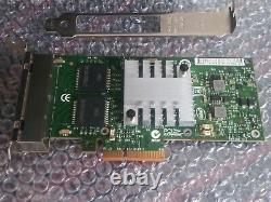 NEW GENUINE INTEL i340-T4 PCI-E x4 QUAD PORT 1Gb/s NIC ADAPTER withBOTH BRACKETS