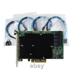NEW LSI SAS 9300-16I 12GB/S HBA BUS ADAPTER CARD IT Mode 4SFF-8643 SATA Cable