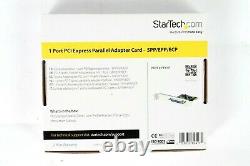 NEW StarTech 1 Port PCI Express Dual Profile Parallel Adapter Card SPP/EPP/ECP