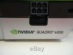 NVIDIA Quadro 6000 Workstation Video Graphics Card Adapter 6GB GDDR5 PCIe
