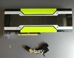 NVIDIA Tesla K80 GDDR5 24GB CUDA PCI-e GPU Computing Card with Power Adapter