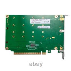 NVMe SSD Adapter Card, PCIe x16, (4) M. 2 NVMe connectors, NV95NF