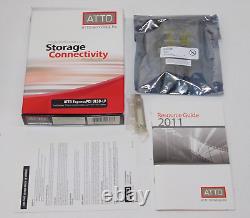 New ATTO ExpressPCI UL5D-LP Dual Channel PCIe Ultra320 SCSI Host Adapter Card