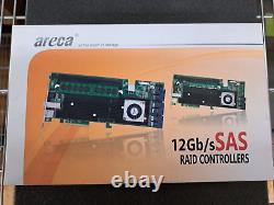 New, Areca, ARC-1883IX-16, PCIE CARD, SAS/SATA RAID ADAPTORS 12Gb/s, 16PT, 2GB CAC