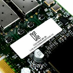 New Chelsio 10Gbps Dual Port FC/SFP PCIex8 Full Server Adapter Card CC2-N320E-SR