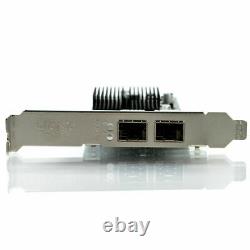 New Chelsio 10Gbps Dual Port FC/SFP PCIex8 Full Server Adapter Card CC2-N320E-SR