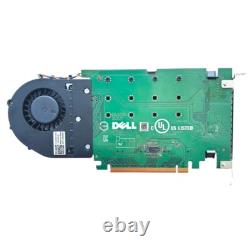 New For DELL M. 2 Four Port Solid State SSD Hard Disk PCIe Adapter Expansion Card