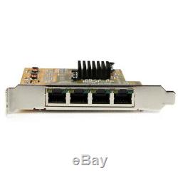 New Startech. Com 4-Port Pcie Gigabit Network Adapter Card ST1000SPEX43
