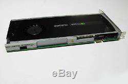 Nvidia Quadro 4000 PCIe Graphics Card with Drivers & Adapter Excellent Condition