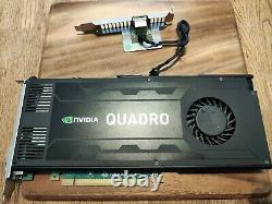 Nvidia Quadro K4000 Graphics Card 3gb pci-e with 930- 50764 DIN Adapter