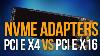 Nvme Adapters Is Pcie X16 Faster Than Pcie X4